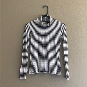 J.Crew Long Sleeve Striped Turtleneck